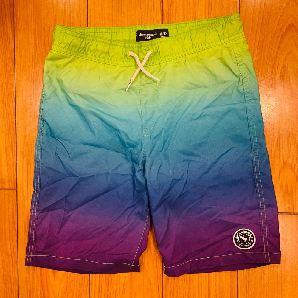 Boys ombré Abercrombie swim trunks